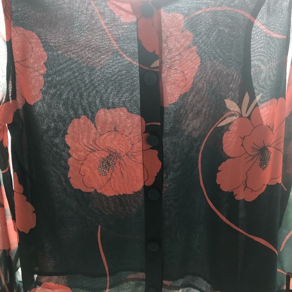 Cupcakes and cashmere josette tie wrist blouse xs - Picture 8 of 8